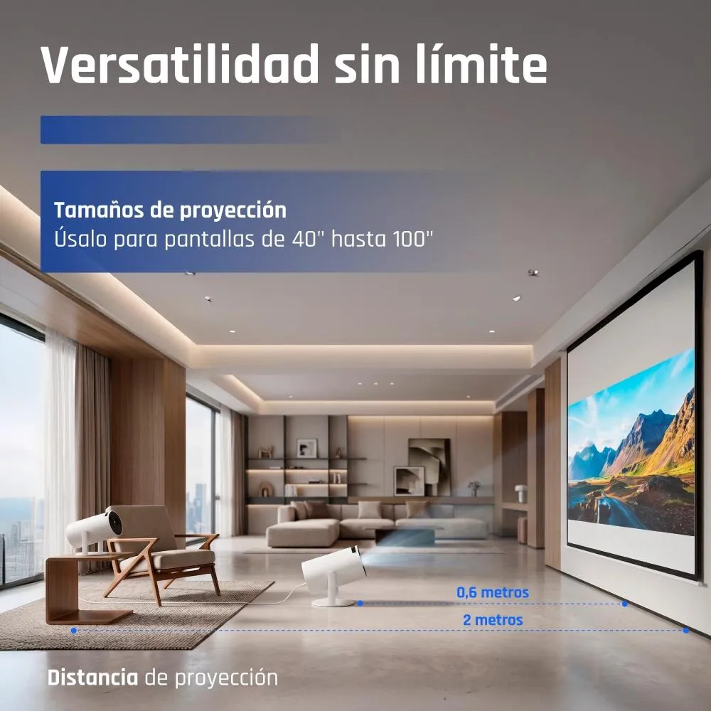 iggual Mini projetor MP720p HDMI WiFi BT Android - Imagem de Detalhe 10