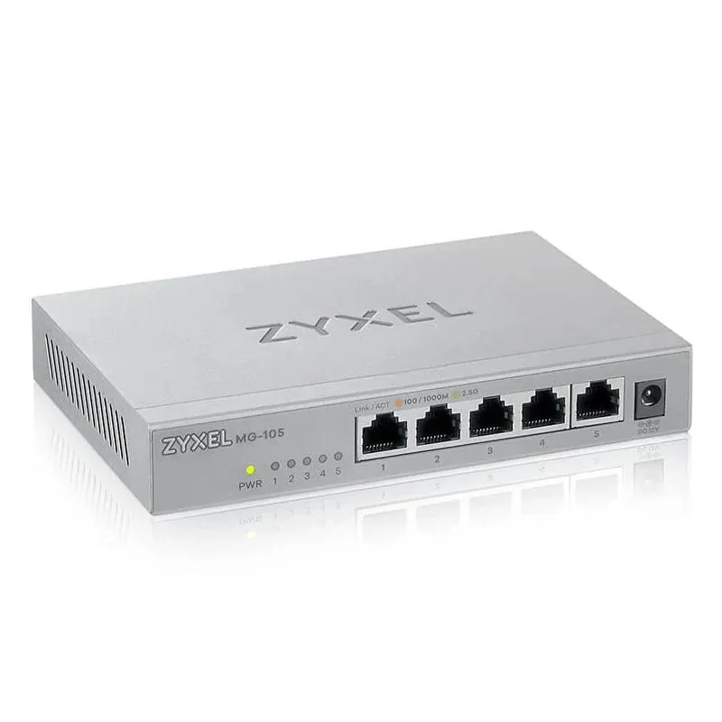 Zyxel MG-105 Switch 5x2.5GbE Sem Gestão - Imagem de Detalhe 4