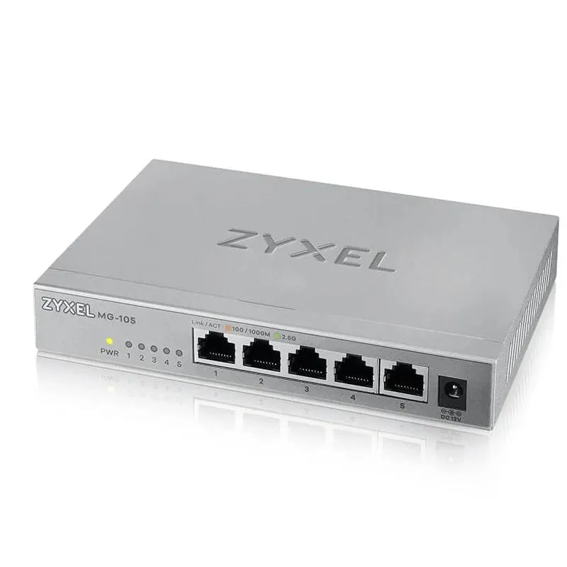 Zyxel MG-105 Switch 5x2.5GbE Sem Gestão - Imagem de Detalhe 5