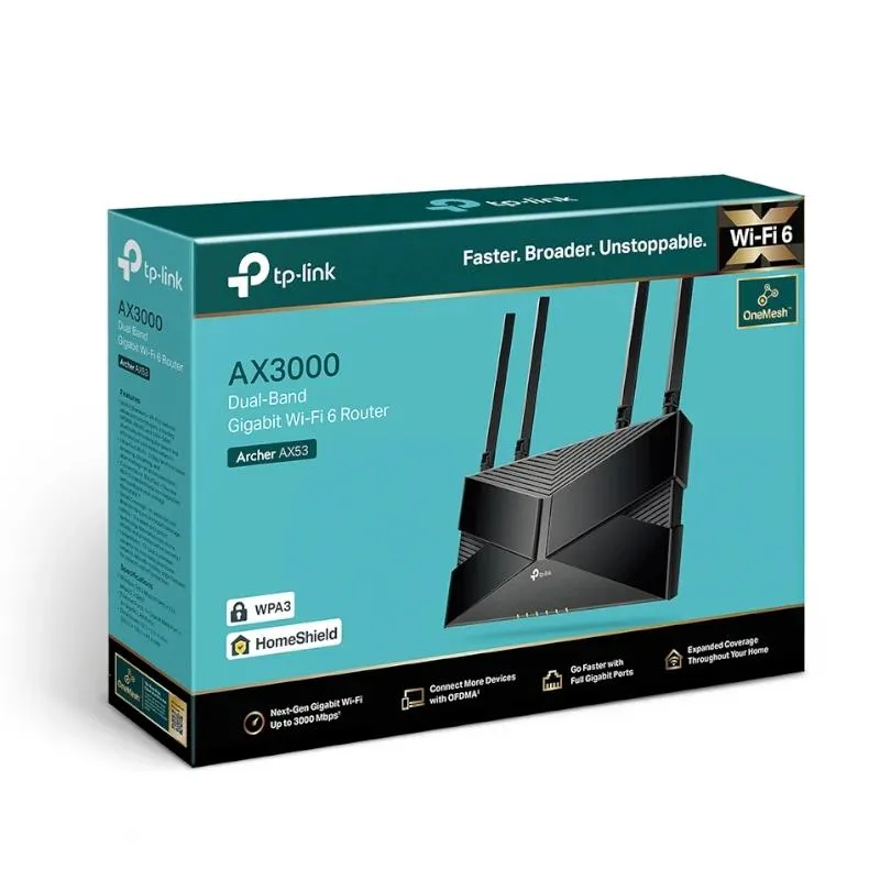 TP-Link Archer AX53 Roteador WiFi6 AX3000 4xLAN 1xWAN - Imagem de Detalhe 6