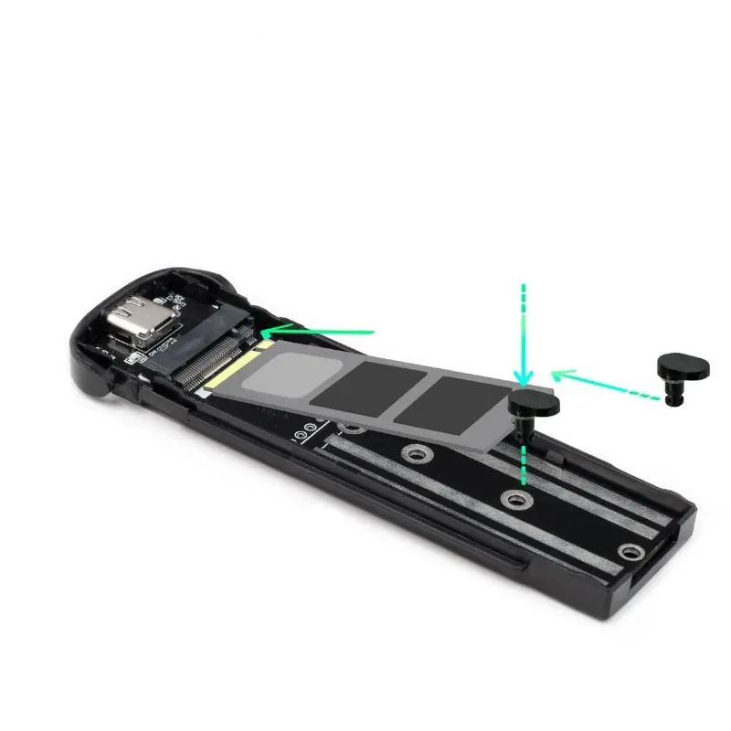 Tooq Caixa Externa M.2 NVMe USB3.1 GEN2 Preta - Imagem de Detalhe 4
