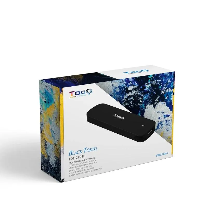 Tooq Caixa Externa M.2 NVMe USB3.1 GEN2 Preta - Imagem de Detalhe 6