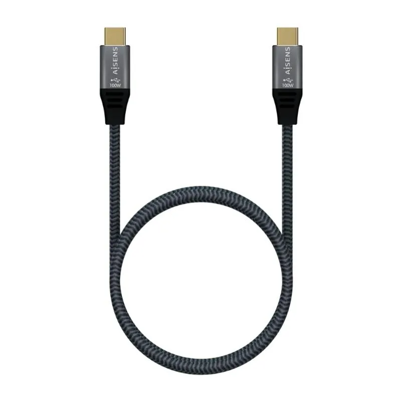 Aisens Cabo USB 3.2 Gen2X2 8K C/M-C/M Cinza 1.5M - Imagem de Detalhe 4