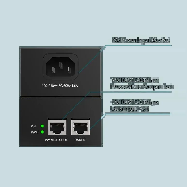TP-Link PoE170S Injetor PoE++ h/60W - Imagem de Detalhe 5