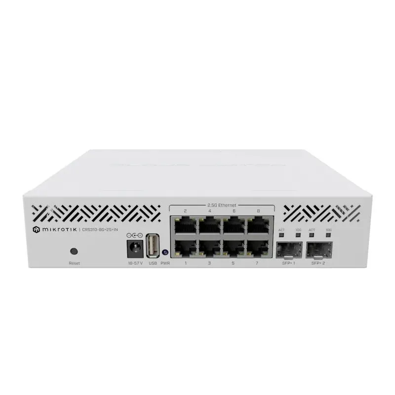 MikroTik CRS310-8G+2S+IN Switch 8x2.5GbE 2xSFP+ - Imagem de Detalhe 3