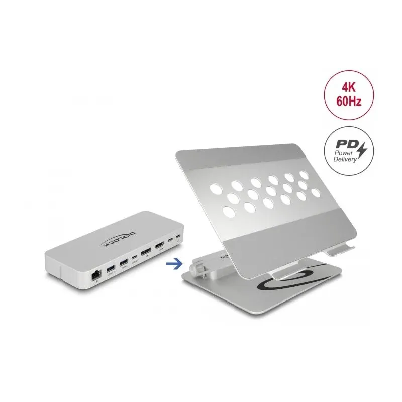 Delock Suporte para tablets e portáteis + docking - Imagem de Detalhe 5