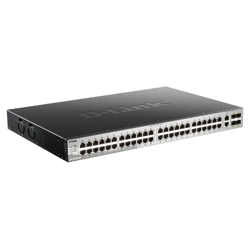 D-Link DGS-3130-54PS/E switch de rede Gerido L3 Gigabit Ethernet (10/100/1000) Power over Ethernet (PoE) Cinzento - Imagem de Detalhe 3