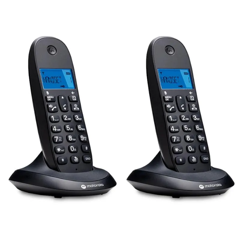 MOTOROLA C1002 CB+ Telefone DECT Preto Duo - Imagem de Detalhe 4