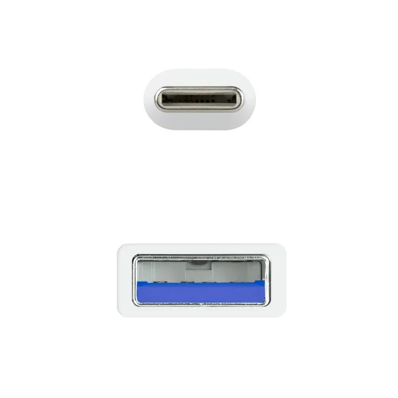 Nanocable Cabo USB 3.1 Gen2 USB-C/A 2 M Branco - Imagem de Detalhe 5