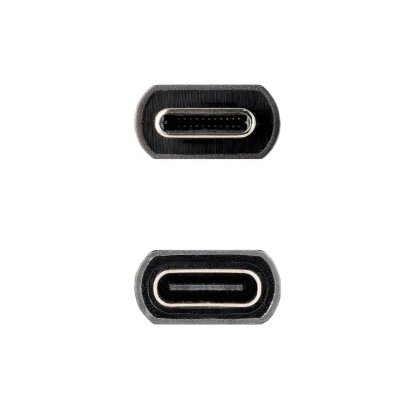 Nanocable Cabo USB 3.2 Gen2 USB-C M/H 0,5 M Preto - Imagem de Detalhe 4