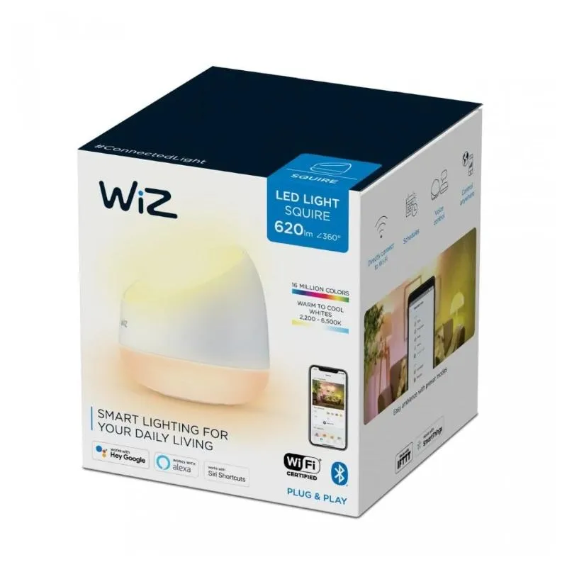 Philips Wiz SQUIRE 9W 22-65K RGB. MESA - Imagem de Detalhe 2