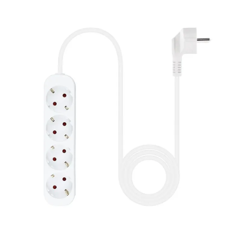 Nanocable Regleta de Tomadas 4 Tomas 1.4 m Branco - Imagem de Detalhe 3