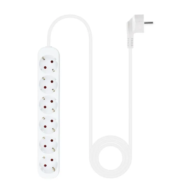 Nanocable Regleta de Tomadas 6 Tomadas 1.4 m Branco - Imagem de Detalhe 3