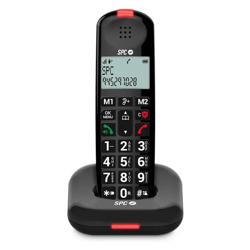 SPC 7612N Telefone Sem Fios COMFORT KAIRO Preto - Imagem de Detalhe 2