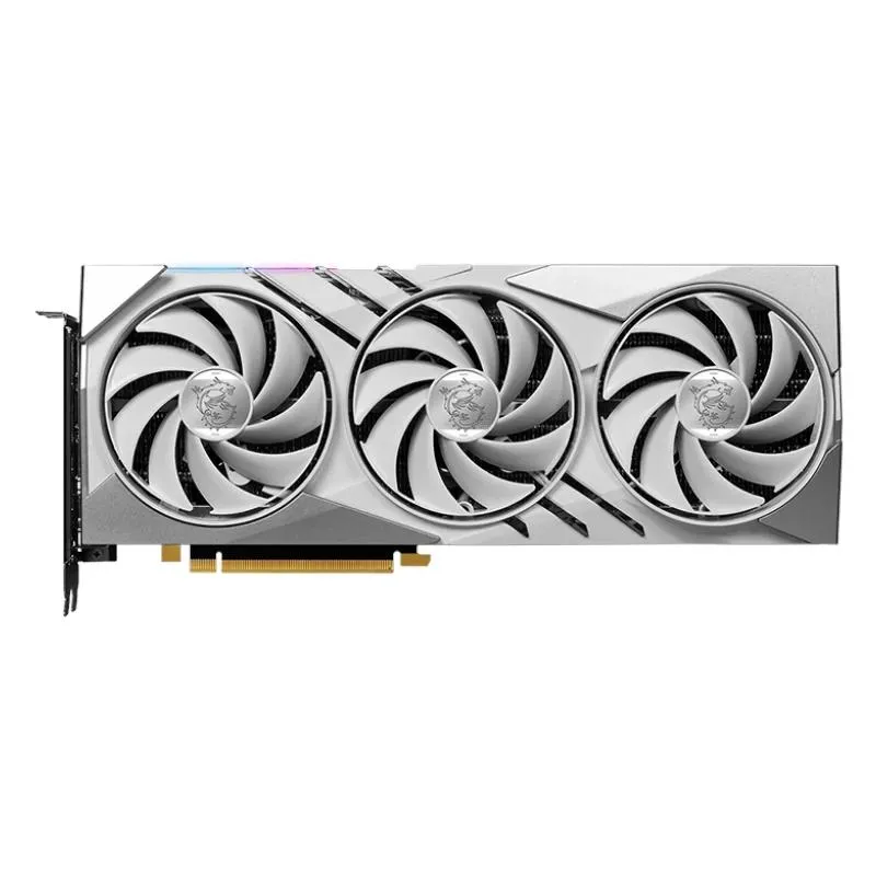MSI VGA NVIDIA RTX 4070 GAMING X SLIM BRANCA 12G - Imagem de Detalhe 4