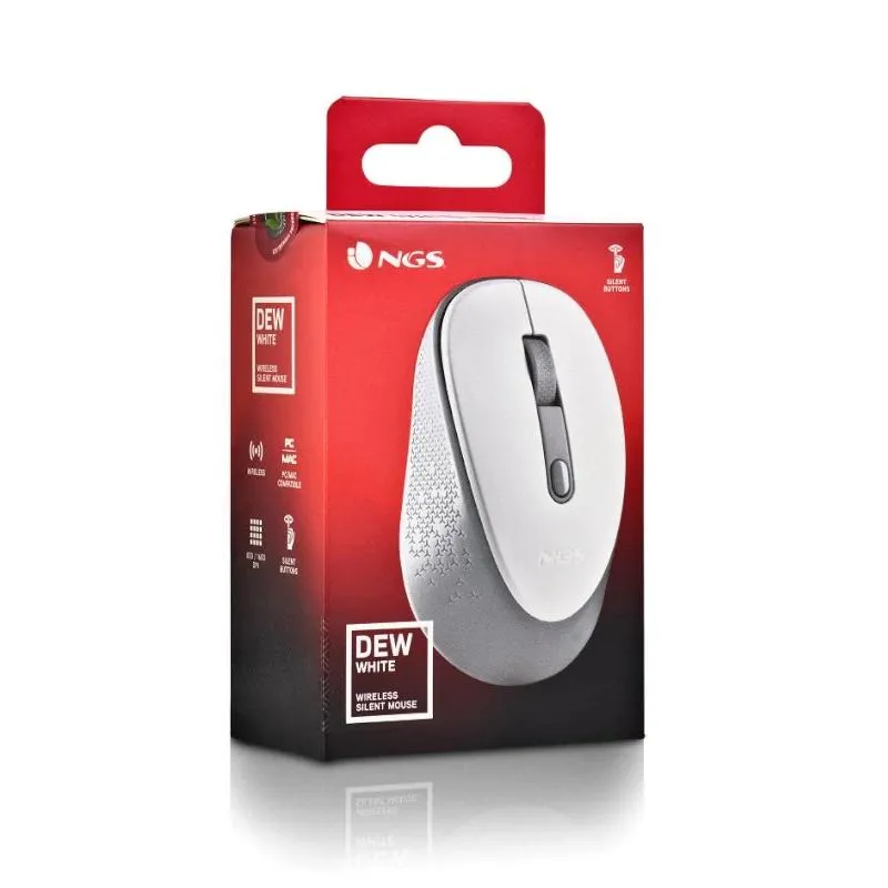 NGS RATON INALÂMBRICO 800/1600DPI Branco - Imagem de Detalhe 6