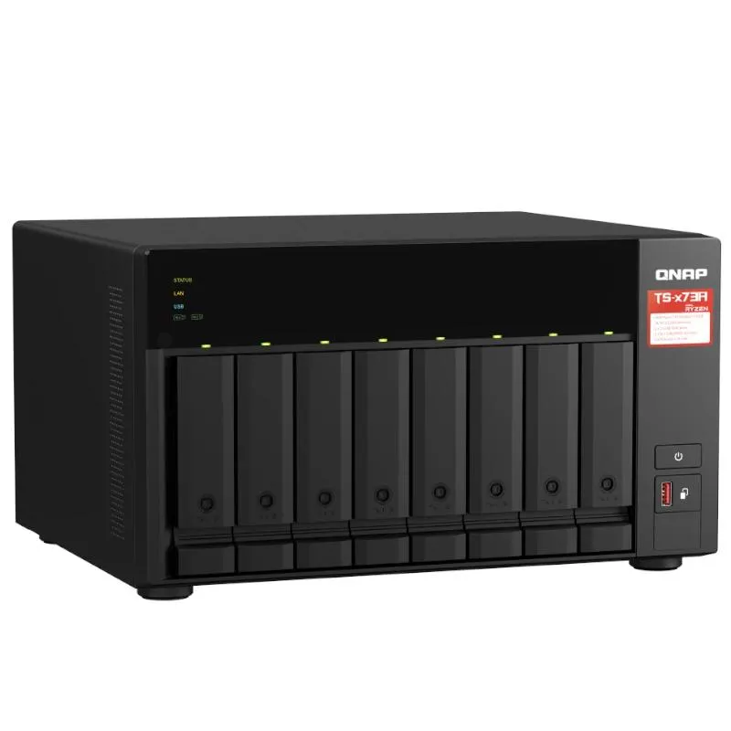 QNAP TS-873A-8G NAS 8XHDD-Bay 2x2.5GbE 4xUSB - Imagem de Detalhe 4