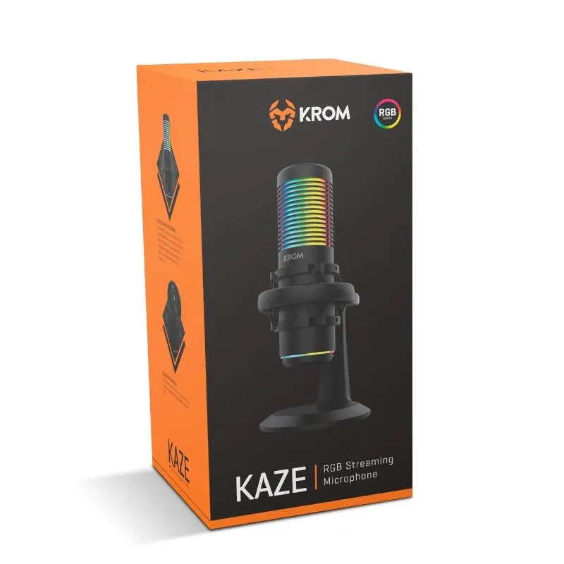 KROM Microfone KAZE Streaming Rgb - Imagem de Detalhe 6