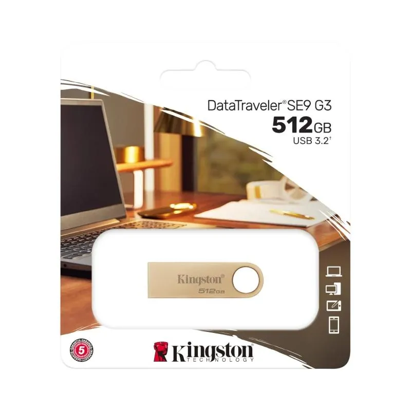 Kingston DataTraveler SE9 G3 512GB USB 3.2 Gen1 - Imagem de Detalhe 4