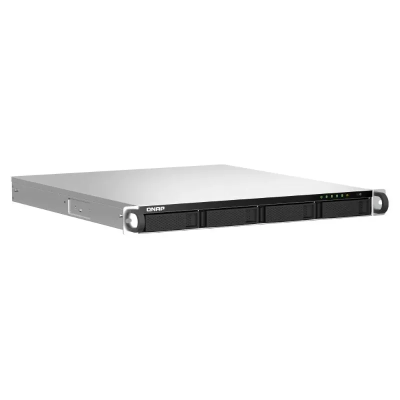 QNAP TS-464U NAS Rack (1U) Intel® Celeron® N5095 8 GB DDR4 0 TB QNAP Turbo System Alumínio, Preto - Imagem de Detalhe 5