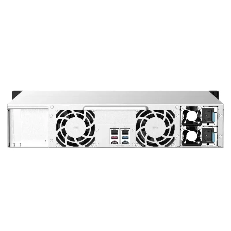QNAP TS-1273AU-RP-8G servidor NAS e de armazenamento Rack (2U) Ryzen Embedded V1500B 8 GB DDR4 0 TB QNAP QTS Alumínio, Preto - Imagem de Detalhe 6