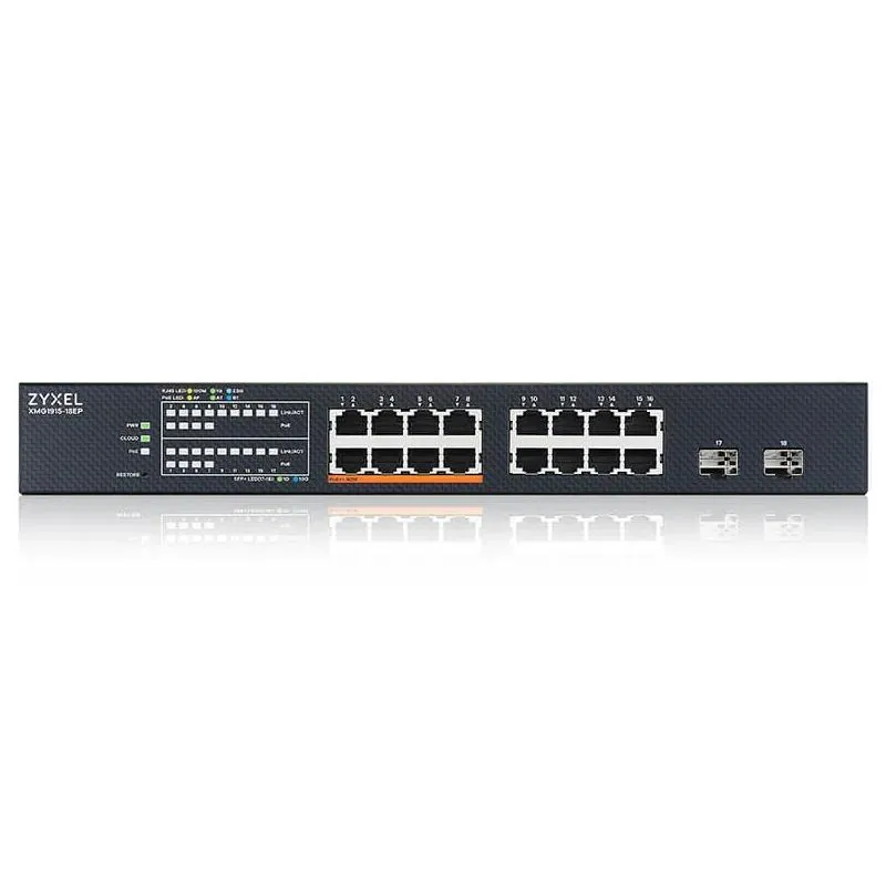 Zyxel XMG1915-18EP Gerido L2 2.5G Ethernet (100/1000/2500) Power over Ethernet (PoE) - Imagem de Detalhe 5
