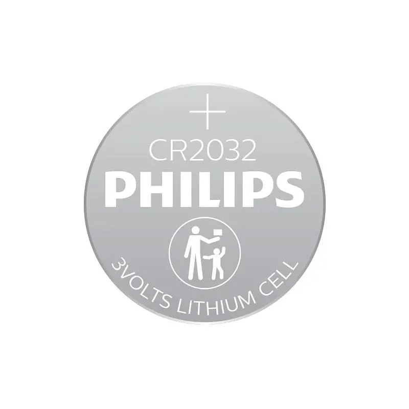 Philips Bateria Botão Lítio CR2032 3v Blister*5 - Imagem de Detalhe 4