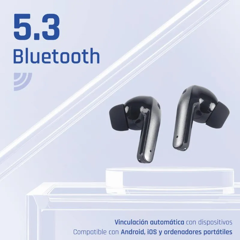iggual Auriculares sem fios TWS Bluetooth negr - Imagem de Detalhe 8