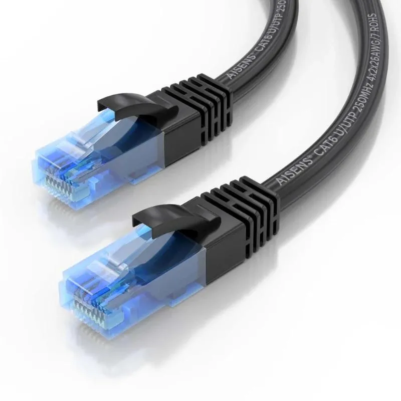 Aisens Cabo RJ45 Cat.6 UTP AWG26 CCA Preto 1.0M - Imagem de Detalhe 3