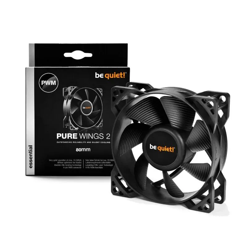 be quiet! Ventilador Pure Wings 2 80 mm - Imagem de Detalhe 4