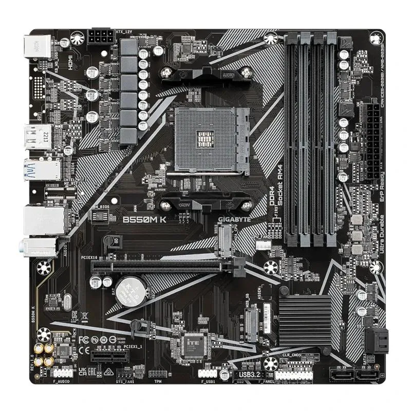 Gigabyte Placa Base B550M K mATX AM4 - Imagem de Detalhe 4