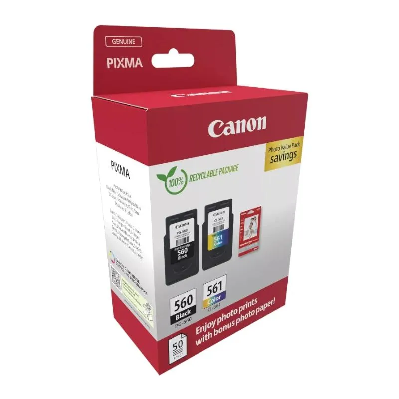 Canon Cartucho Multipack PG-560 /CLI-561 + papel Fo - Imagem de Detalhe 2