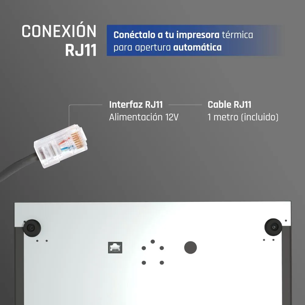 iggual Cajón portamonedas IRON-20 42cm 4+8 preto - Imagem de Detalhe 11
