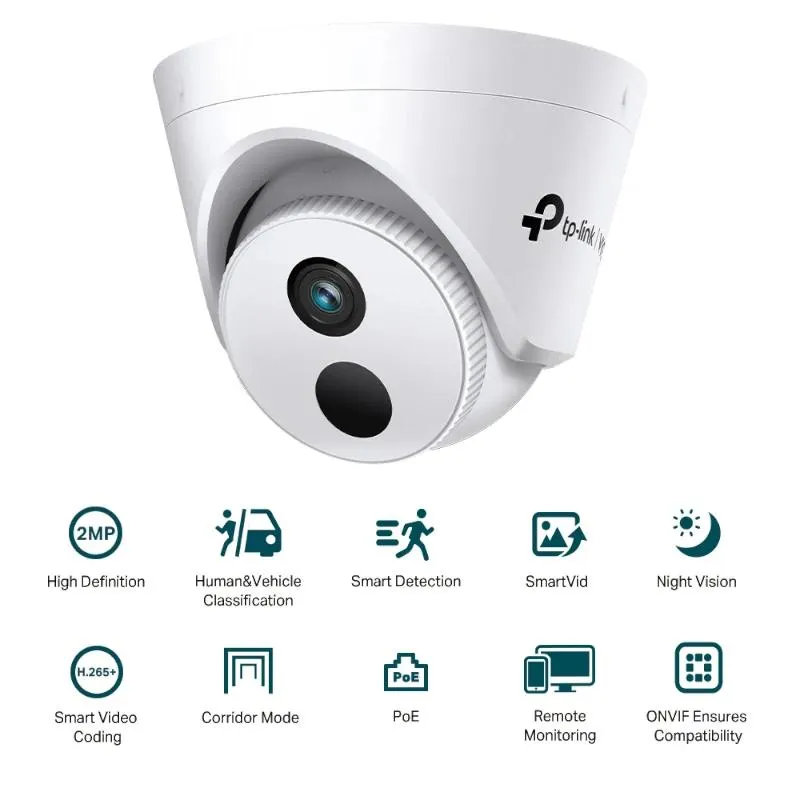 TP-Link VIGI C420I(2.8MM) câmara de segurança Torreta Interior 1920 x 1080 pixels Teto - Imagem de Detalhe 3