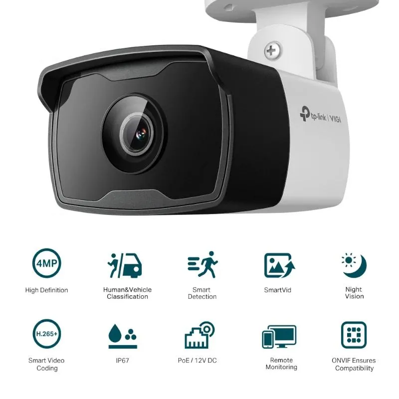 VIGI Câmara IP Bullet C340I 4MP Plástico IR 2.8mm - Imagem de Detalhe 3