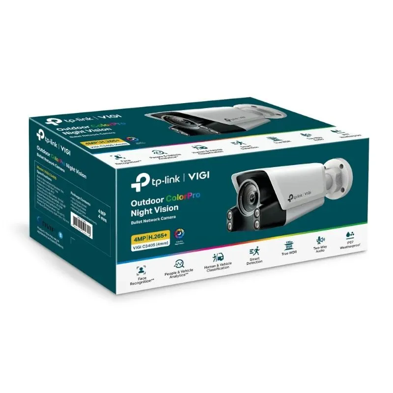 VIGI Câmara IP Bullet C340S 4MP Plástico Full-Colo - Imagem de Detalhe 4