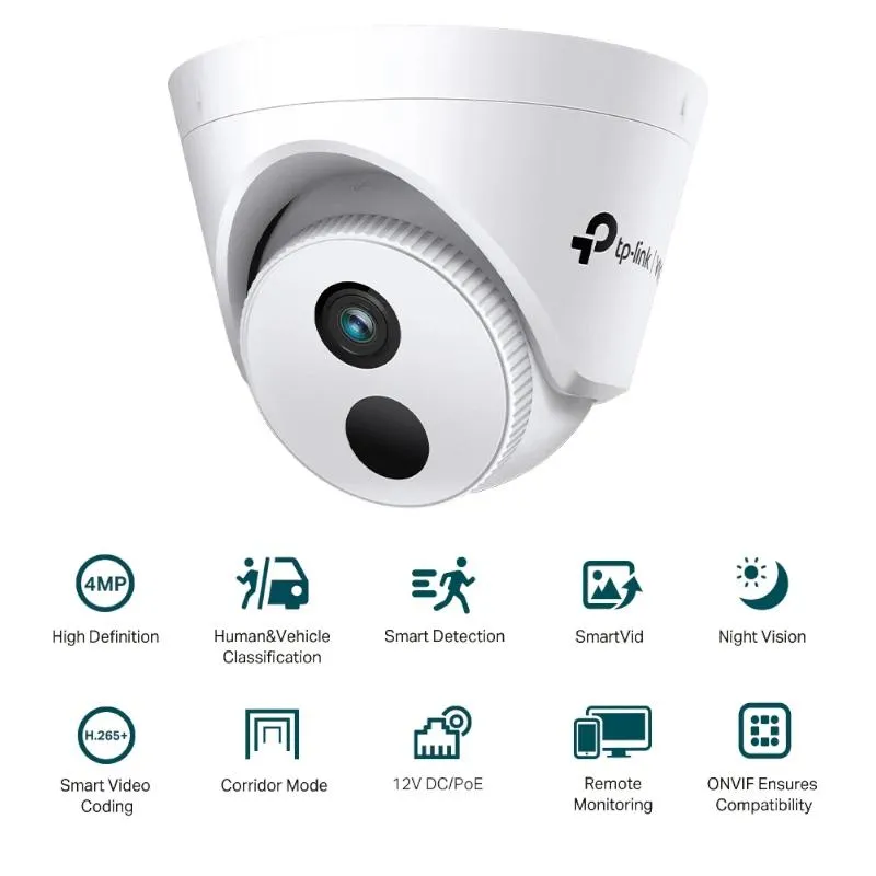 VIGI Câmara IP Turret C440I 4MP Plástico IR 2.8mm - Imagem de Detalhe 3