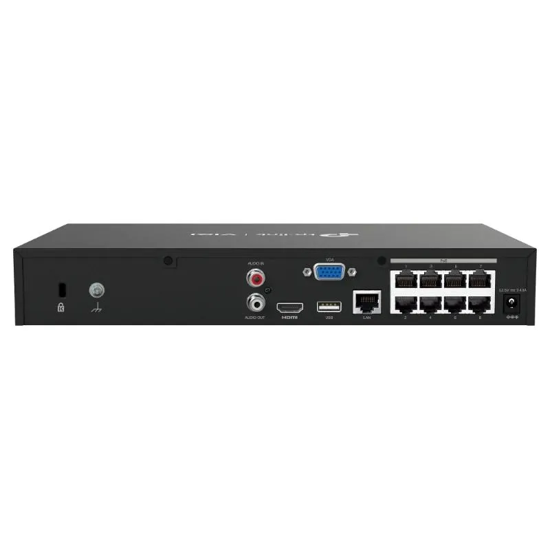 VIGI Gravador IP NVR1008H-8MP Rack 01 HDD 08 C PoE - Imagem de Detalhe 3