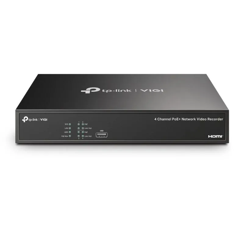 TP-Link VIGI NVR1004H-4P-2TB Preto - Imagem de Detalhe 4