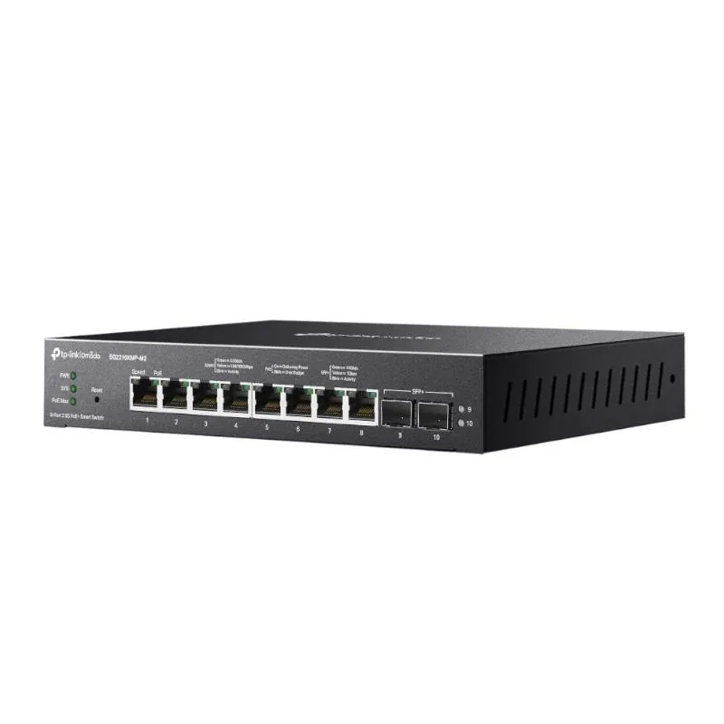 TP-Link SG2210XMP-M2 Switch 8x2,5Gb PoE+ 2xSFP+ - Imagem de Detalhe 5