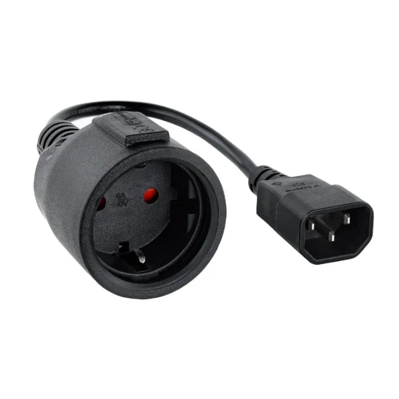 Nanocable Adaptador de Cabo C14-M a CEE7-H 50cm - Imagem de Detalhe 1