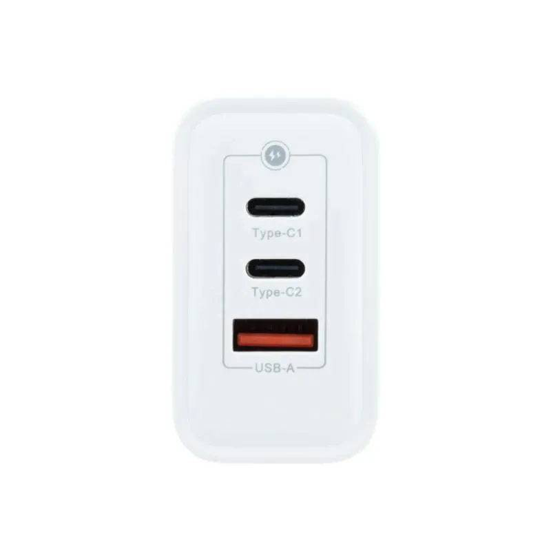 Coolbox Carregador de Parede GAN 65W USB-C/USB-C/USB-A - Imagem de Detalhe 1