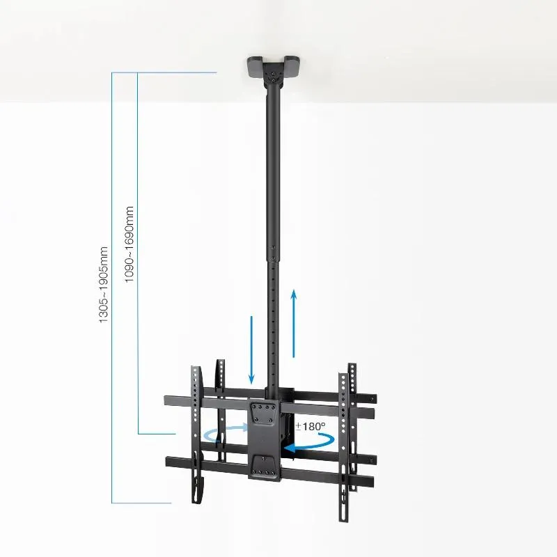 Tooq LPCE2286TSLI-XL-B Suporte de teto 2 TV 43"-86" - Imagem de Detalhe 2