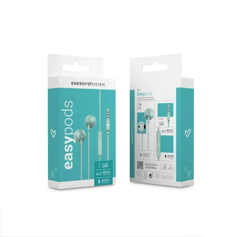 Energy Sistem Auriculares EasyPods Menta - Imagem de Detalhe 3