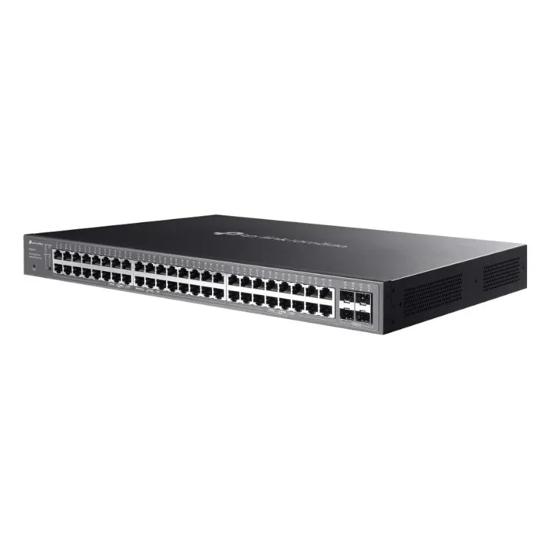 TP-Link Omada SG2452LP switch de rede Gerido L2/L2+ Gigabit Ethernet (10/100/1000) Power over Ethernet (PoE) 1U Preto - Imagem de Detalhe 2