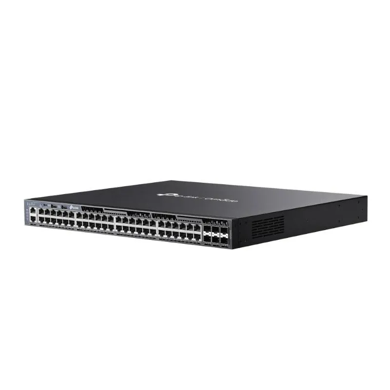 TP-Link Omada SG6654X switch de rede Gerido L3 Gigabit Ethernet (10/100/1000) 1U Preto - Imagem de Detalhe 1
