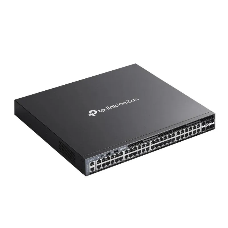 TP-Link Omada SG6654X switch de rede Gerido L3 Gigabit Ethernet (10/100/1000) 1U Preto - Imagem de Detalhe 2