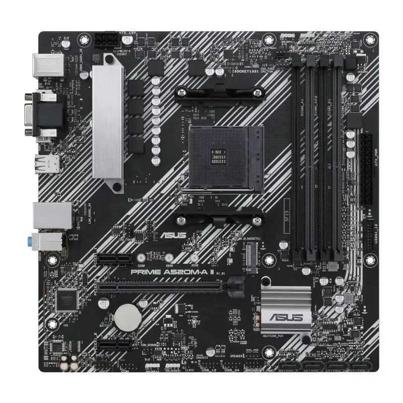 Asus Placa Base PRIME A520M-A II CSM mATX AM4 - Imagem de Detalhe 1