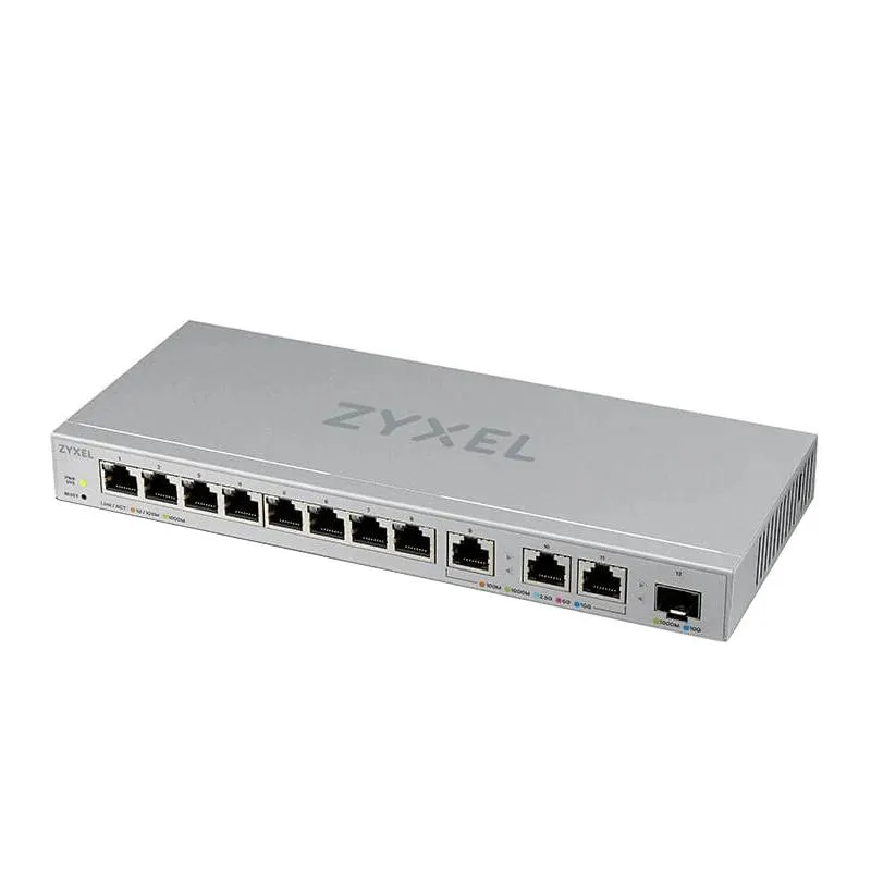 Zyxel XGS1250-12 Gerido L2 10G Ethernet (100/1000/10000) Cinzento - Imagem de Detalhe 2