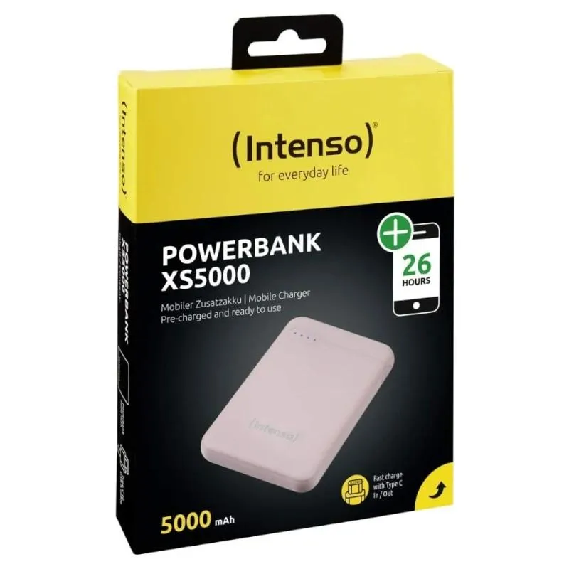 Intenso PowerBank XS5000 5000mAh Rosa - Imagem de Detalhe 1